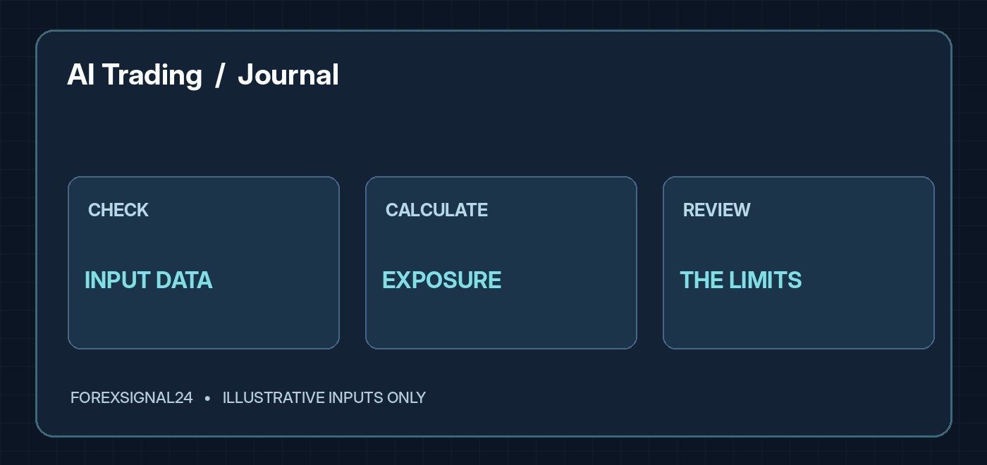 How to Build an AI-Assisted Forex Trading Journal: Useful Prompts and Privacy Rules: editorial illustration showing its key forex analysis framework